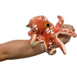 WILD REPUBLIC Plyšáček objímáček svítící ve tmě 20 cm - chobotnice