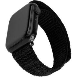 FIXED Nylon Sporty Strap pro Apple Watch 38/40/41mm černý