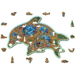 WOODEN CITY Woden City Dřevěné puzzle Klenoty moře 250 dílků eko