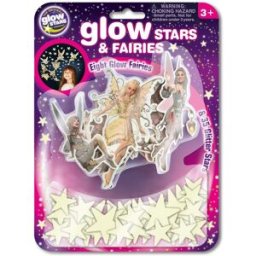 GlowStars Světélkující dekorace na zeď - Víly a hvězdy