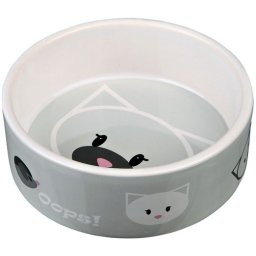 Keramická miska pro kočky MIMI 300 ml Barva: šedá