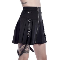 sukně dámská KILLSTAR - Blaire Bitch - Black - K-SKR-F-2624