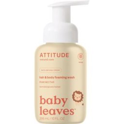 ATTITUDE Baby Leaves 2v1 s vůní hruškové šťávy 295 ml
