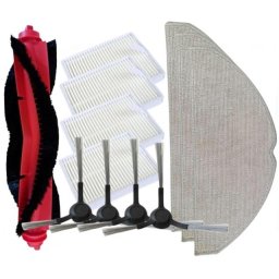 12ks Sada HEPA filtry, kartáče a mopy pro XIAOMI Robot Vacuum E10, E10C, E12, S20..