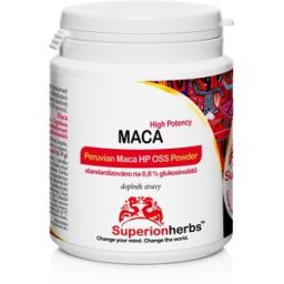 Superionherbs Maca peruánská - 100% čistý extrakt z kořene, 90 tobolek