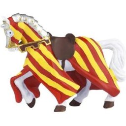 Papo Kůň turnajový červený