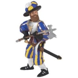 Papo Voják švýcarské gardy modrý