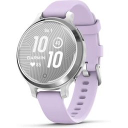 Garmin Lily 2 Active Silver/Purple Jasmine Silicone Band