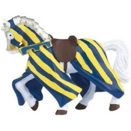 Papo Kůň turnajový modrý