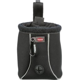 Kapsička na pamlsky pro psy Baggy Twist Treat 11x14 cm Barva: černá