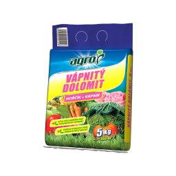 AGRO Minerální hnojivo Vápnitý dolomit s hořčíkem a vápníkem 5 kg AG02400051050