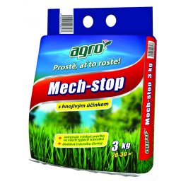 AGRO Trávníkové hnojivo Mech - stop 3 kg AG07000009030