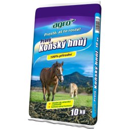AGRO Pravý koňský hnůj granulovaný 10 kg AG02600004100