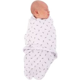 Bo Jungle B-Wrap Small (3,2 - 6,4 kg), Grey Feathers