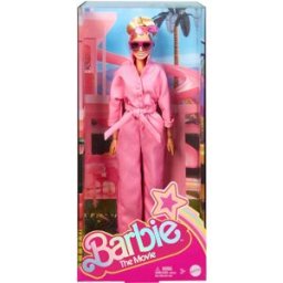 Mattel Barbie v růžovém filmovém overalu