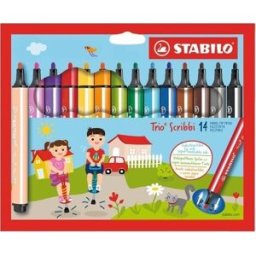 STABILO Trio Scribbi 14 barev