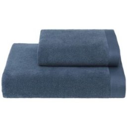 Soft Cotton - Sada ručník a osuška Lord, 2 ks, modrá