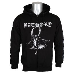 mikina pánská se zipem Bathory - Goat - PLASTIC HEAD - PH5415HSWZ