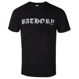 tričko pánské BATHORY - LOGO - BLACK - PLASTIC HEAD - PH13123