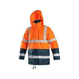 CXS Bunda CXS OXFORD, výstražná, pánská, oranžovo-modrá, vel. XL 1110-005-205-95