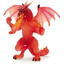 Papo Crystal drak červený