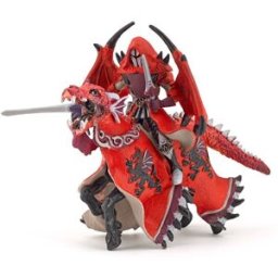 Papo Dračí červený král na koni