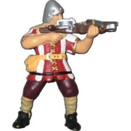 Papo Válečník s kuší červený