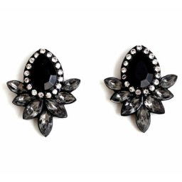 náušnice JEWELRY & WATCHES - Retro Boho - P27_black