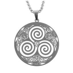 obojek JEWELRY & WATCHES - Spiral - L58_Silver