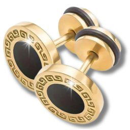 náušnice JEWELRY & WATCHES - Circle Gold - L268