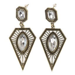 náušnice JEWELRY & WATCHES - Triangle - K8_White