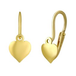 Silvego Dětské náušnice Bernadette ze žlutého zlata - SILVEGOG70270BRY