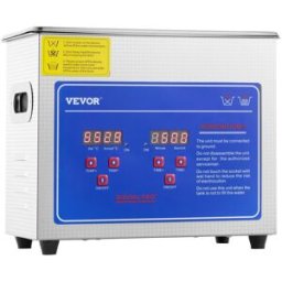 Vevor Ultrazvukový čisticí stroj z nerezové oceli, digitální ohřívač s časovačem 3 l / 200 W