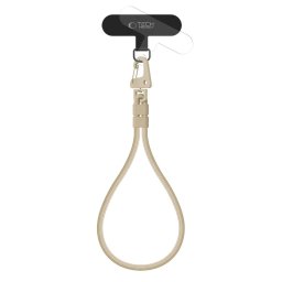TECH-PROTECT C8S Rope Wrist Strap Stylová a praktická smyčka na zápěstí pro telefon - Taupe
