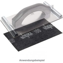 DEMA Brusná mřížka na sádrokarton K100, 93 x 280 mm, 10 ks 22728D