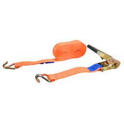 KesTek Upínací popruh s ráčnou a dvojitým hákem dvoudílný 12 m x 50 mm / 4 T 40225KT
