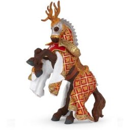 PAPO Kůň Rytíře Von Jelena červený