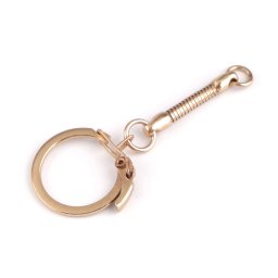 Přívěsek na klíče s karabinou a poutkem, barva 2 růžové zlato