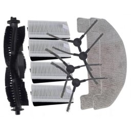 12ks Kartáče, filtry, mopy pro TESLA Robostar iQ400/iQ660, Sencor SRV90/SRV64, Mova sada