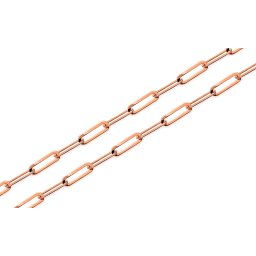 Zlatý řetízek Anker 2,7mm v růžovém zlatě, 14K IZ24507R