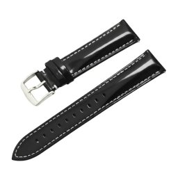 Gaira® Řemínek na hodinky 3323 černý, Šířka řemínku 20 mm
