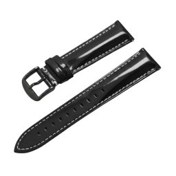 Gaira® Řemínek na hodinky 3310 černý, Šířka řemínku 20 mm
