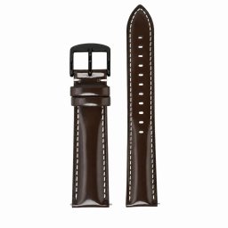 Gaira® Řemínek na hodinky 3310 tmavě hnědý, Šířka řemínku 22 mm