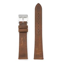 Gaira® Řemínek na hodinky 3413 hnědý, Šířka řemínku 20 mm