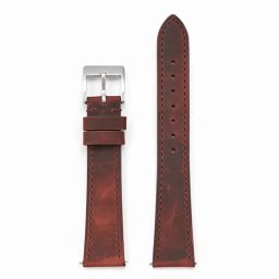 Gaira® Řemínek na hodinky 3413 červený, Šířka řemínku 22 mm
