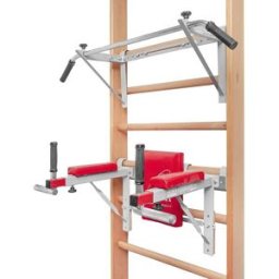 Apriori Bradla + hrazda profi, set závěsný na žebřiny, ocelová tyč hrazdy - lomená