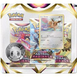 Pokémon TCG: SWSH10 Astral Radiance - 3 Blister Booster Sylveo