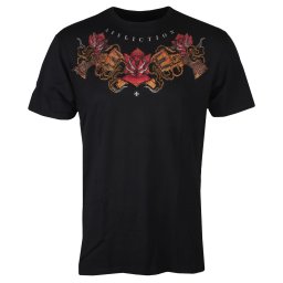 tričko pánské AFFLICTION - VIVA LA RAZA - BLACK - A27829-BK