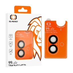 Tel Protect Titanium Lens 99% AR Ochrana objektivů iPhone 16 Plus / 16 - Černé