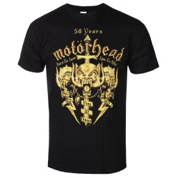 tričko pánské Motörhead - 50 Years Swords & Warpig - ROCK OFF - MHEADTEE79MB